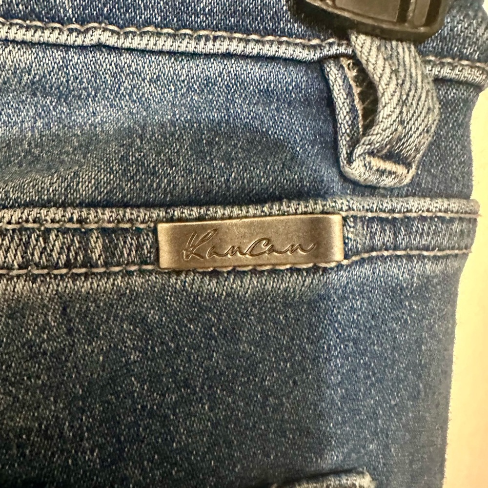 KANCAN JEANS - SAVVY HIGH RISE SPLIT FRINGE ANKLE - Brand new! - Picture 6 of 6